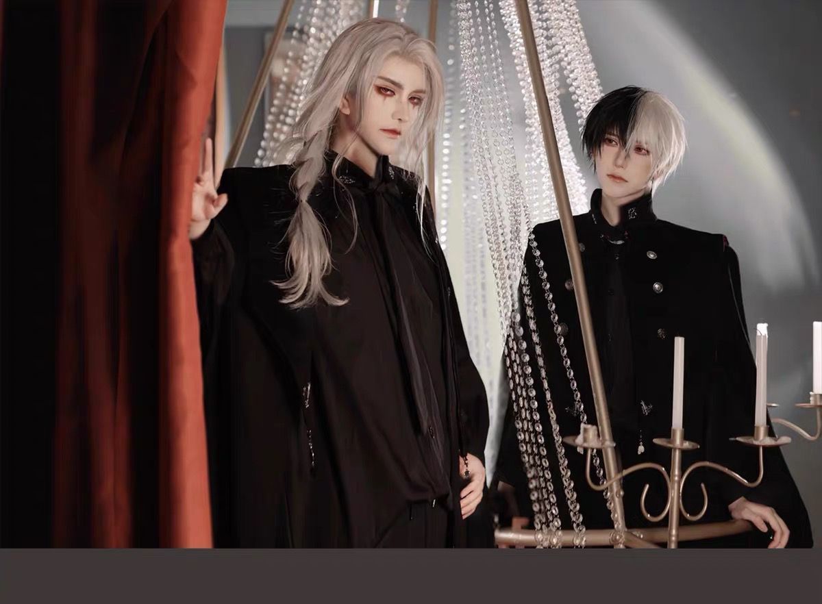 MOSiQ | Day of the Dead  Monarch Black Cloak Costume Cos Japanese Dark