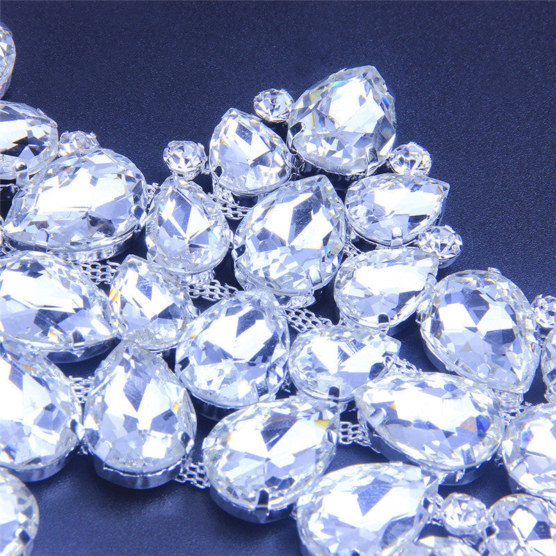 MOSiQ | Day of the Dead Exaggerated Rhinestone Mask European And American Fashion Masquerade