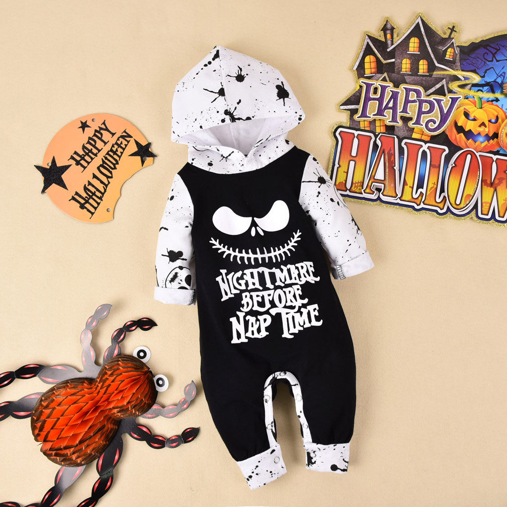 MOSiQ | Day of the Dead Bat Romper Costume Baby