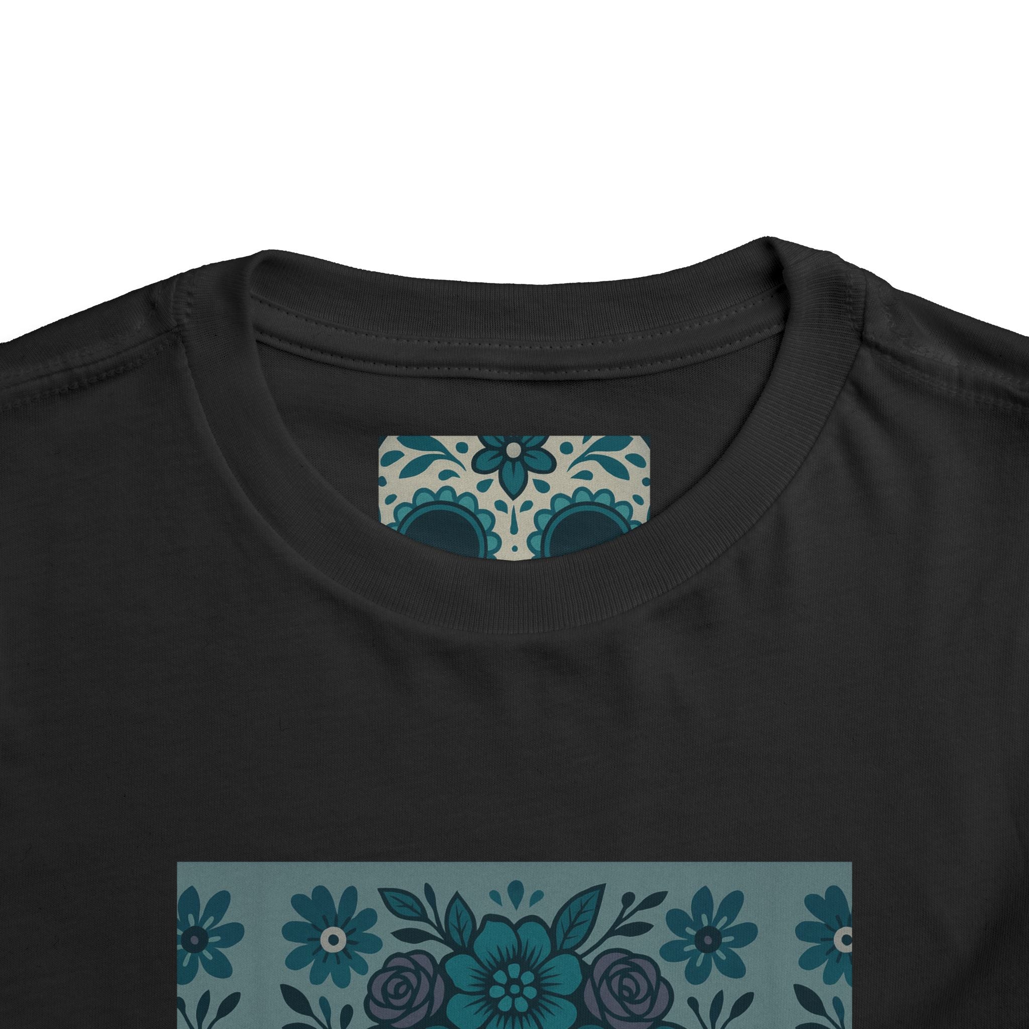 MOSiQ | Day of the Dead  Sugar Skull Toddler Tee, Kids' Halloween Shirt, Día de los Muertos Gift, Cute Toddler Outfit, Toddler Graphic T-Shirt