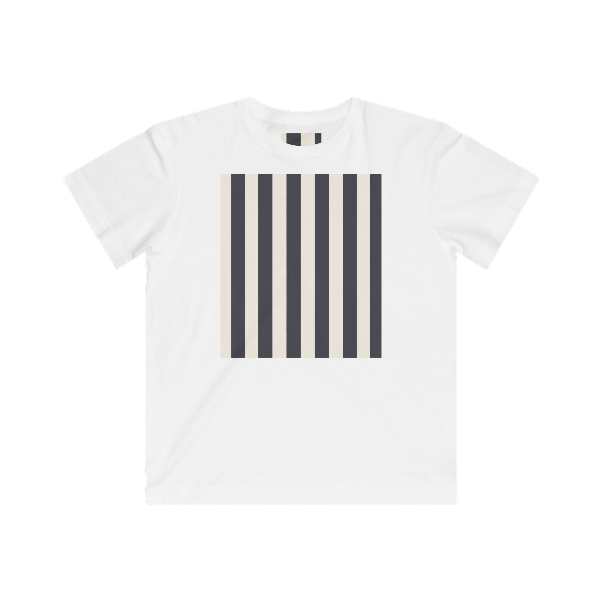 MOSiQ | Day of the Dead Kids Skull Costume Kids Striped Tee, Trendy Children's T-Shirt, Unisex Kids Wear, Casual Summer Top, Perfect Birthday Gift