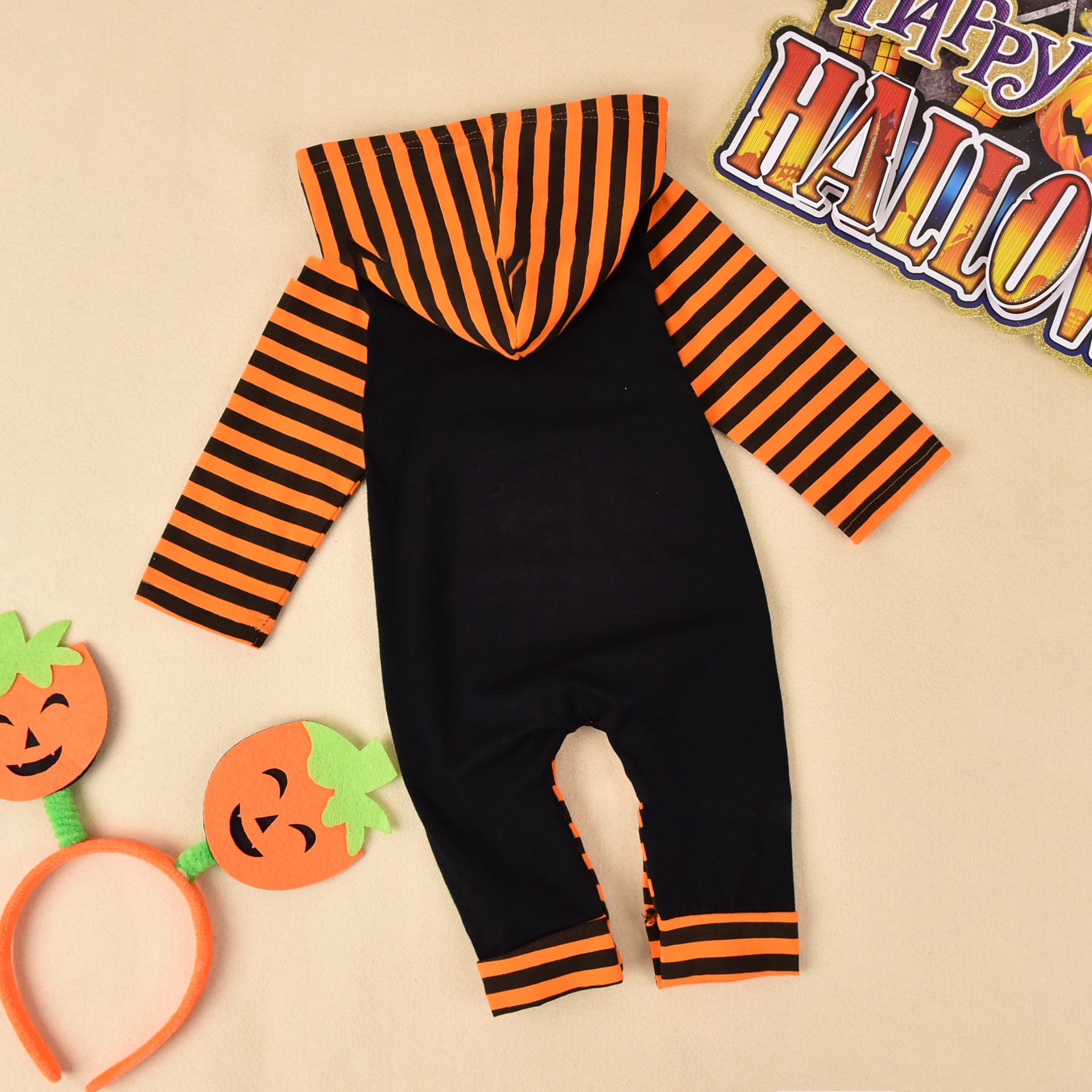 MOSiQ | Day of the Dead Bat Romper Costume Baby