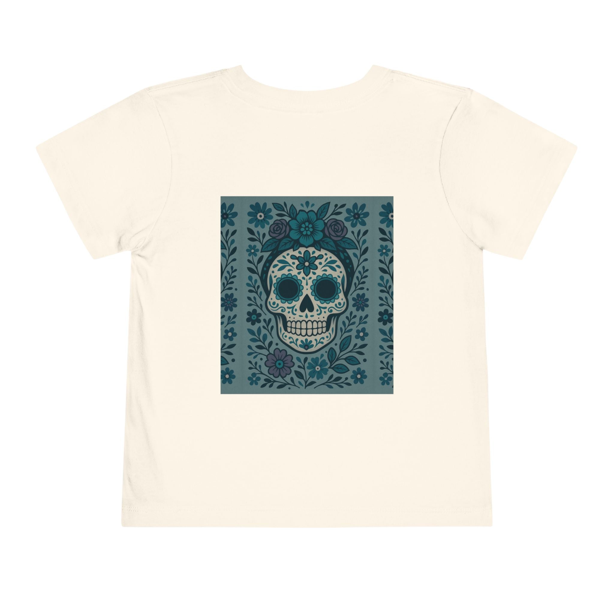 MOSiQ | Day of the Dead  Sugar Skull Toddler Tee, Kids' Halloween Shirt, Día de los Muertos Gift, Cute Toddler Outfit, Toddler Graphic T-Shirt