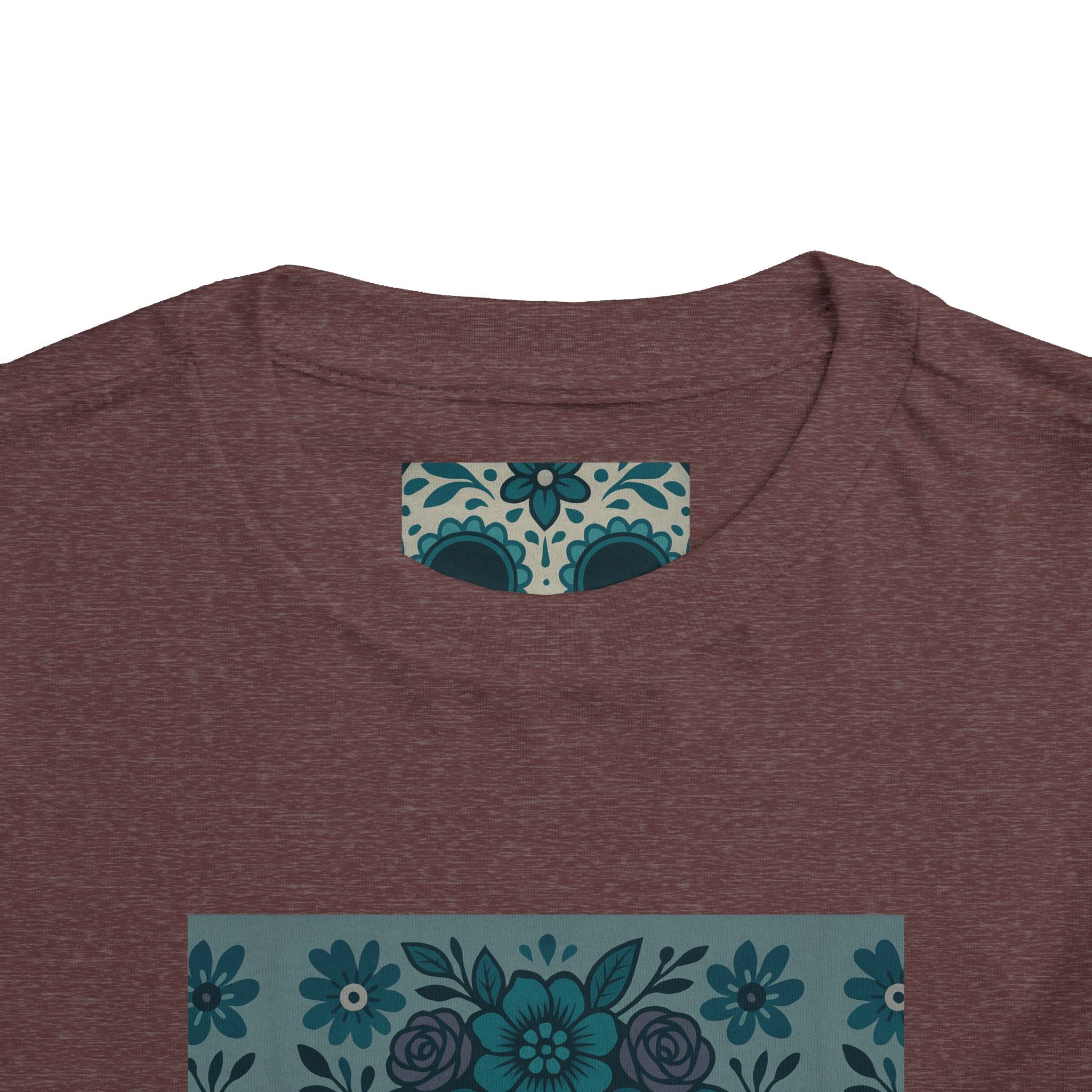 MOSiQ | Day of the Dead  Sugar Skull Toddler Tee, Kids' Halloween Shirt, Día de los Muertos Gift, Cute Toddler Outfit, Toddler Graphic T-Shirt