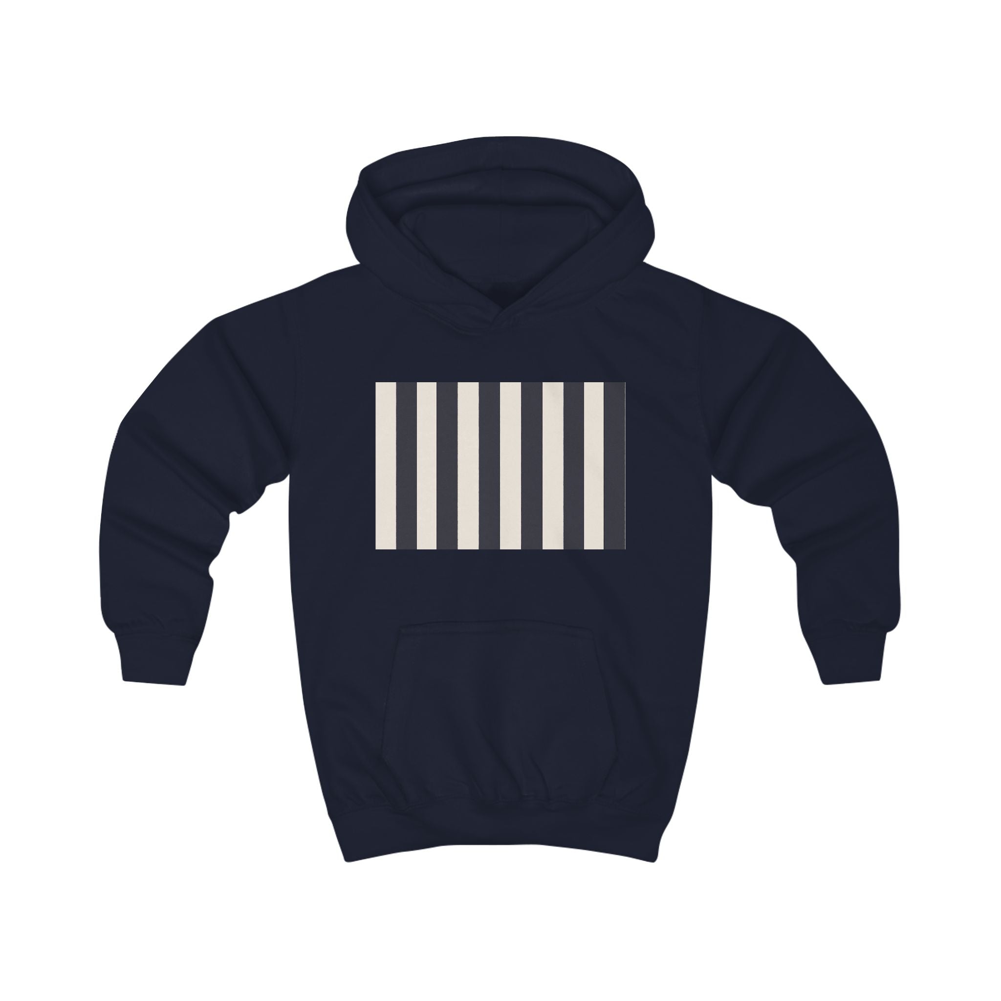 MOSiQ | Day of the Dead Kids Skull Costume Striped Kids Hoodie | Comfy Youth Pullover, Trendy Sweatshirt for Boys & Girls, Perfect Gift for Birthdays and Holidays