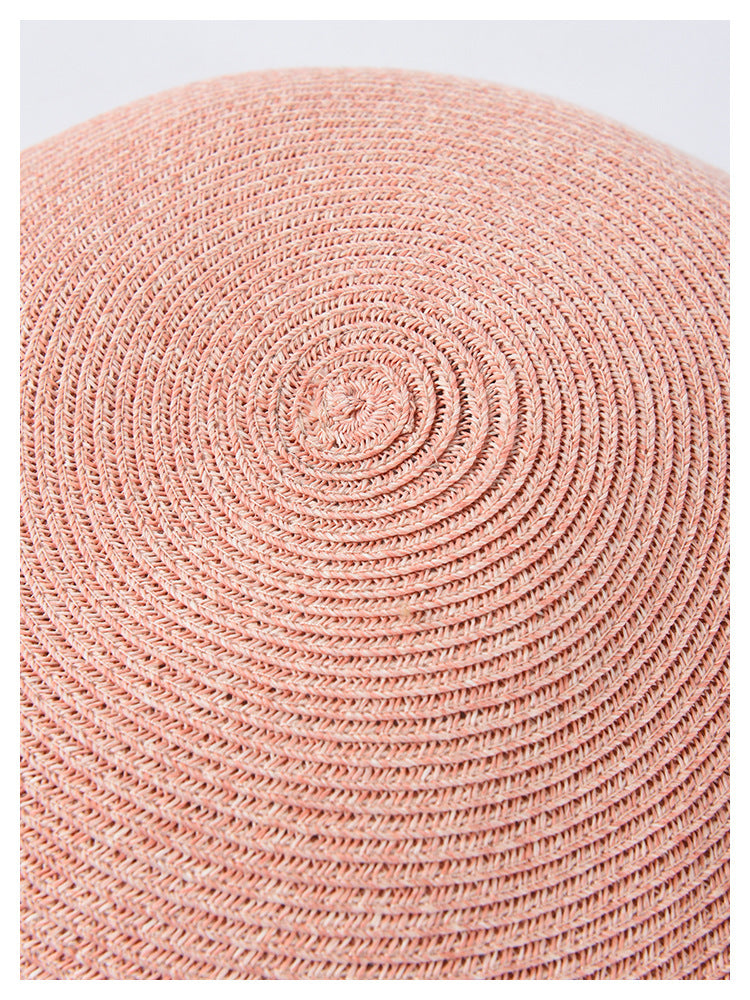 MOSiQ | Day of the Dead  Straw Beret Summer Elegant Bow Straw Hat