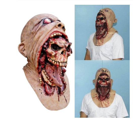MOSiQ | Day of the Dead Halloween adult ghost mask