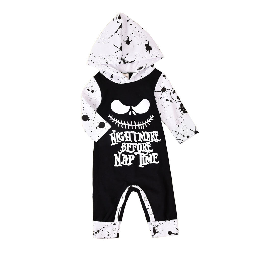 MOSiQ | Day of the Dead Bat Romper Costume Baby