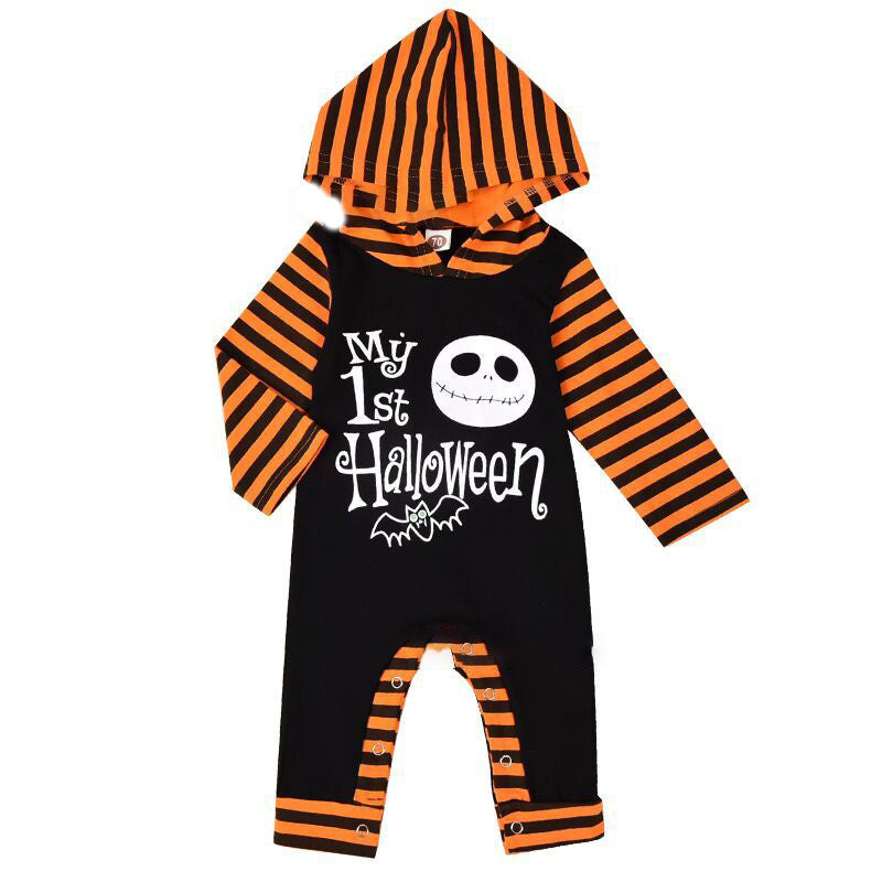 MOSiQ | Day of the Dead Bat Romper Costume Baby