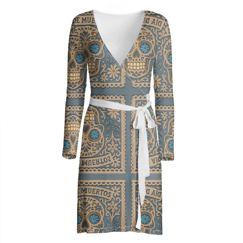 MOSiQ | Day of the Dead  Skull Wrap Dress