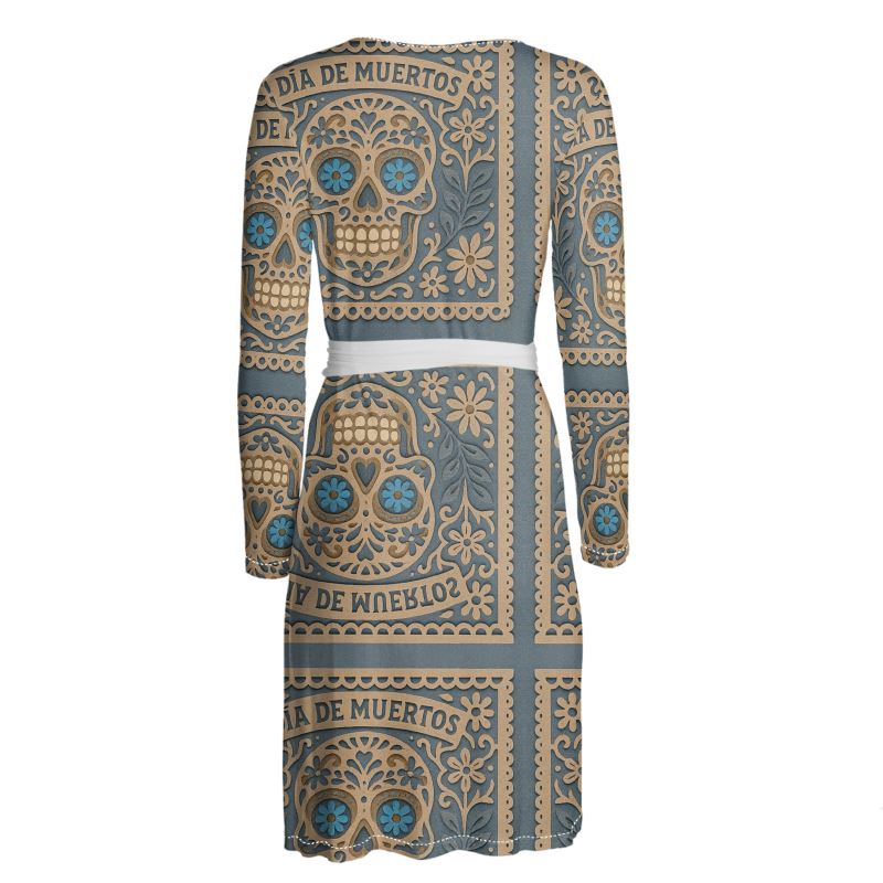 MOSiQ | Day of the Dead  Women's Cráneo Wrap Dress Costume