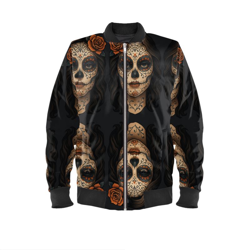 MOSiQ | Day of the Dead Havana Mens Bomber Jacket