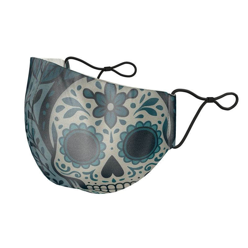 MOSiQ | Day of the Dead Skull Silk Face Masks