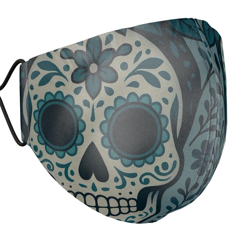 MOSiQ | Day of the Dead Skull Silk Face Masks