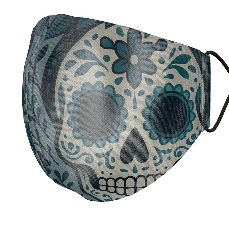 MOSiQ | Day of the Dead Skull Silk Face Masks