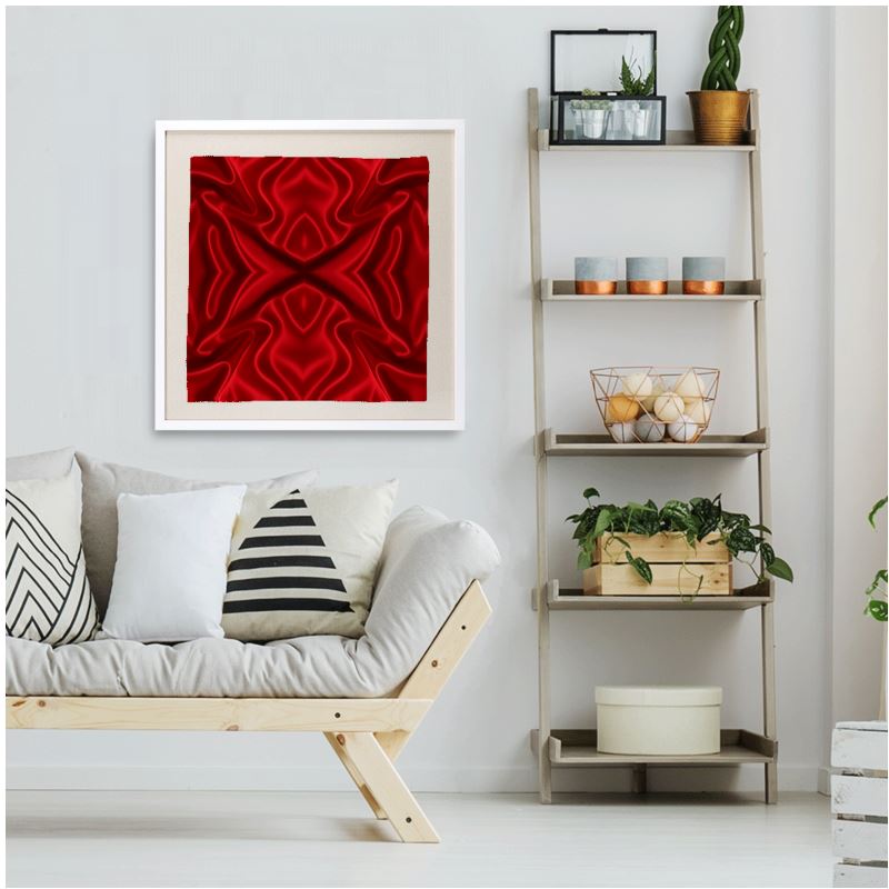 MOSiQ | Day of the Dead Rose Framed Silk Scarf