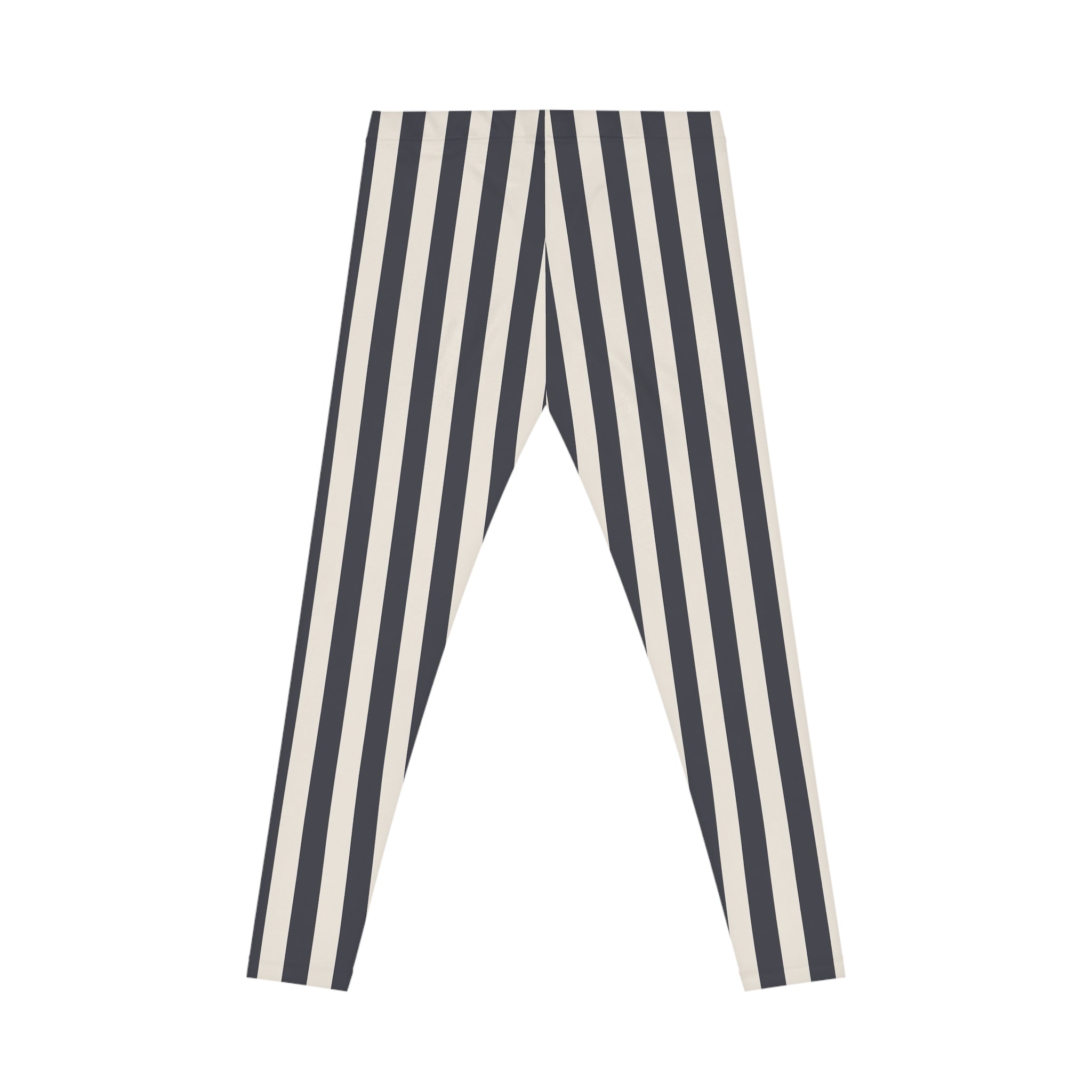 MOSiQ | Day of the Dead Women's Casual Leggings, Striped Activewear, Workout Pants, Everyday Comfort Leggings, Gift for Her, Trendy Fashion