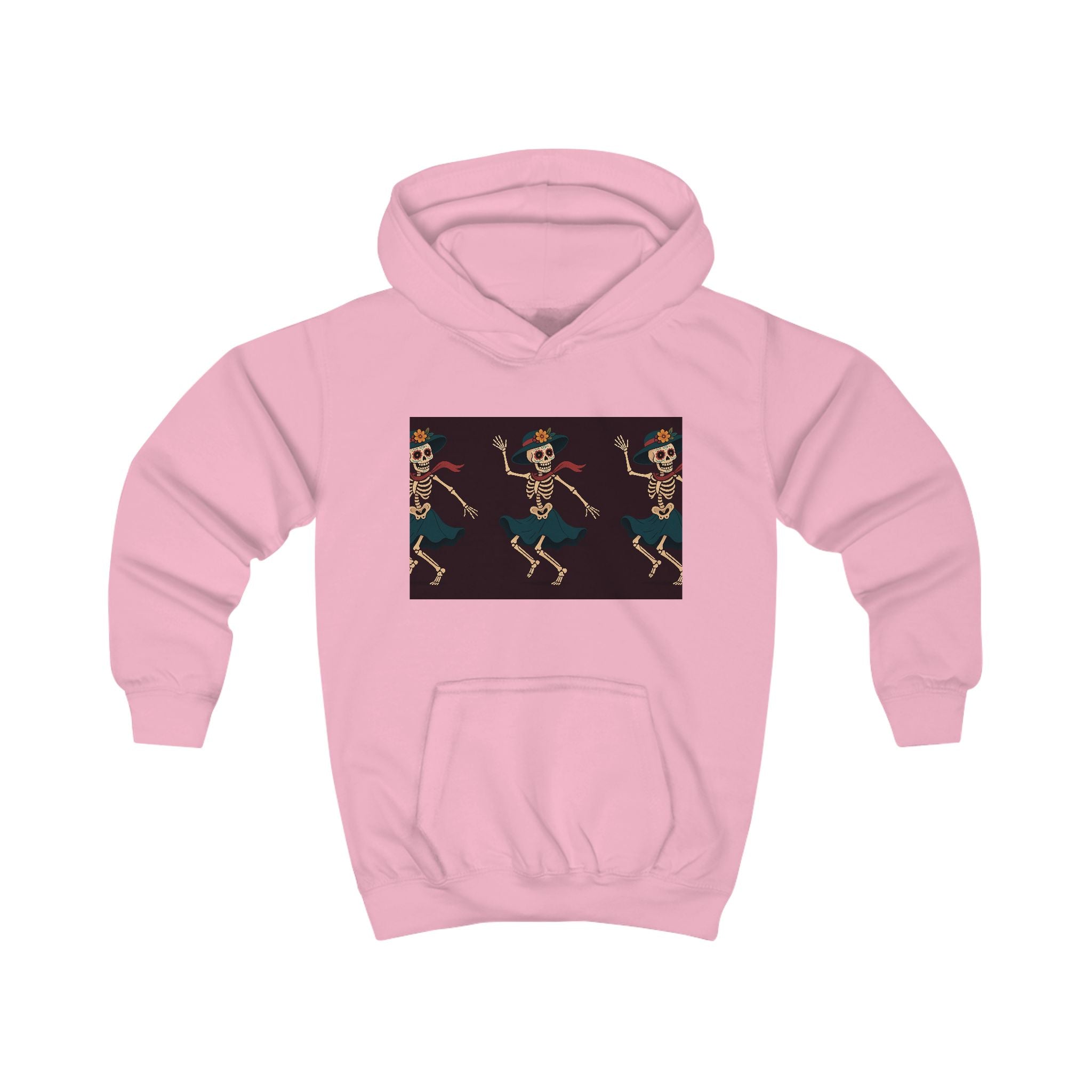 MOSiQ | Day of the Dead Kids Skull Costume Skeleton Kids Hoodie - Perfect for Halloween, Cozy Costume, Fun Gift, Trendy Kids Apparel, Stylish Hoodie