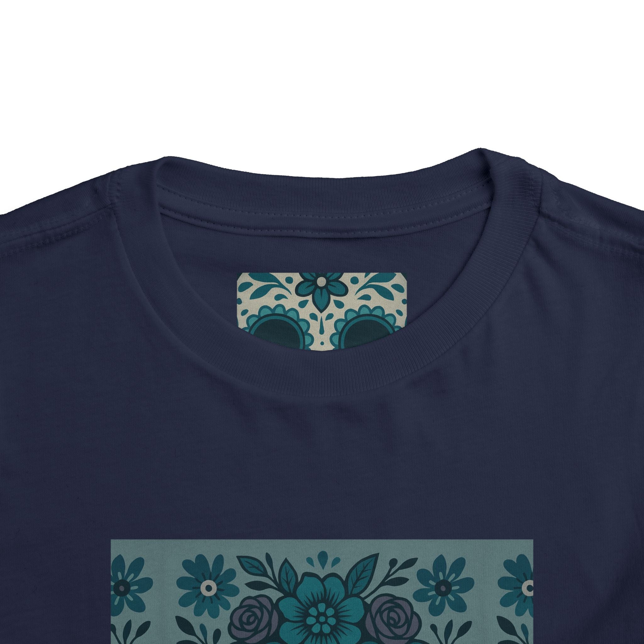 MOSiQ | Day of the Dead  Sugar Skull Toddler Tee, Kids' Halloween Shirt, Día de los Muertos Gift, Cute Toddler Outfit, Toddler Graphic T-Shirt