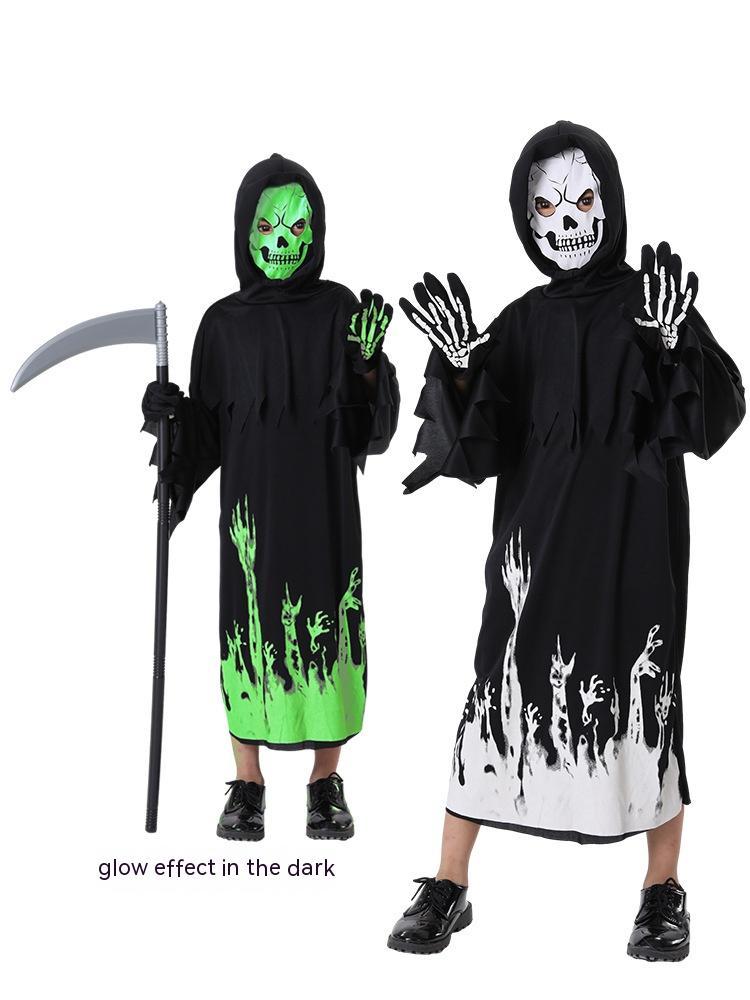 MOSiQ | Day of the Dead Halloween Death Costume Luminous