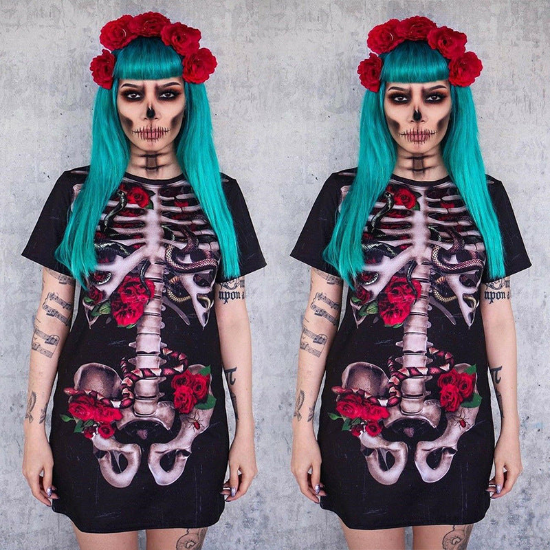 MOSiQ | Day of the Dead Heart Women's Costume