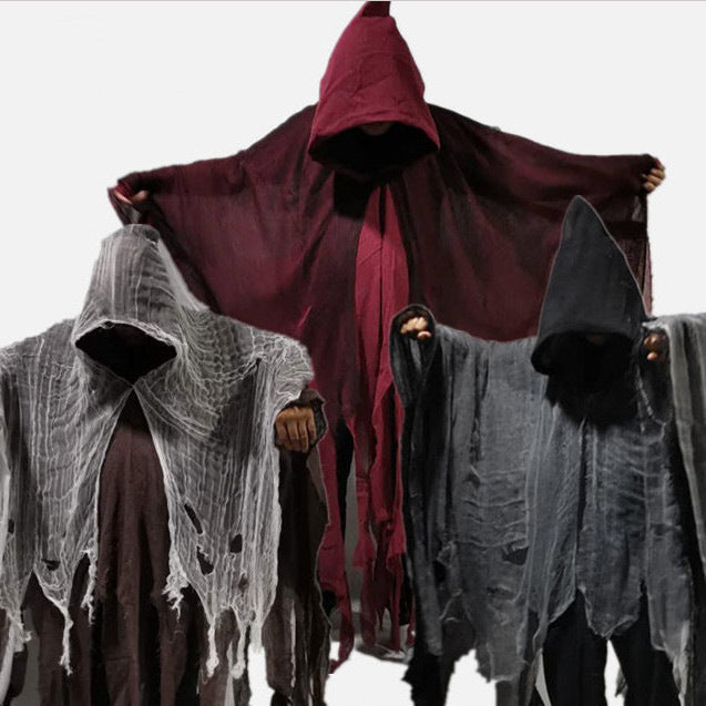 MOSiQ | Day of the Dead Halloween Cloak Cos Zombie Clothing Skull Cloak Props