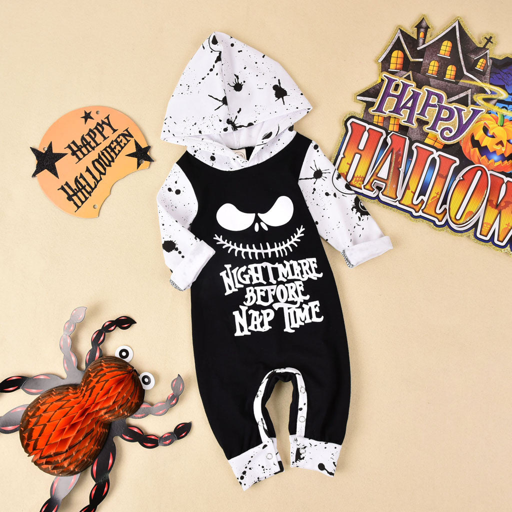 MOSiQ | Day of the Dead Bat Romper Costume Baby