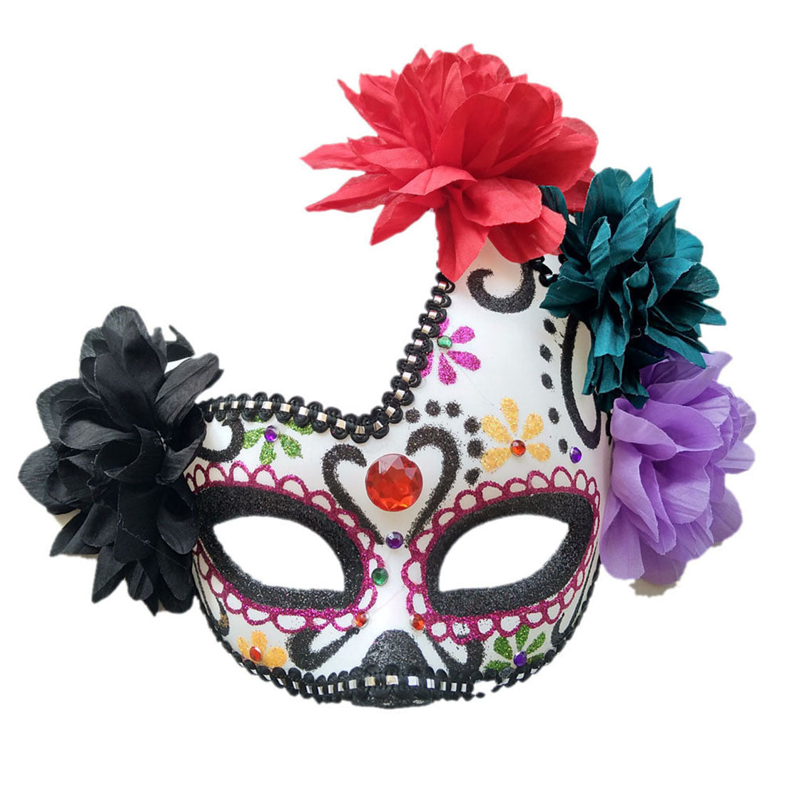 MOSiQ Day Of The Dead Masquerade Mask Cosplay Show