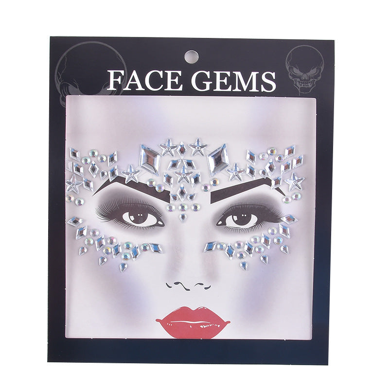 MOSiC | Day of the Dead  Tattoo Stickers Dead Ghost Festival Face