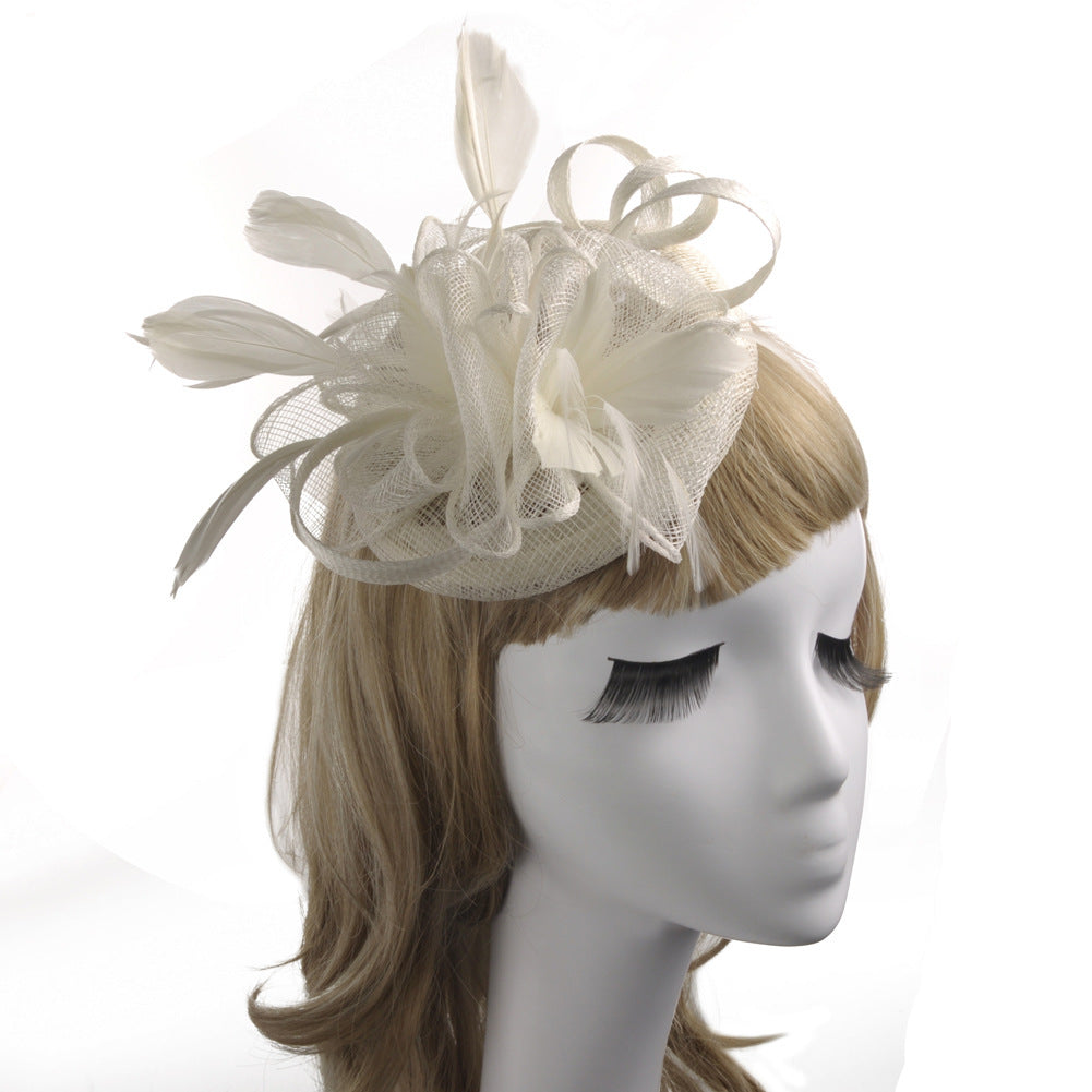 MOSiQ | Day of the Dead Lady In Top Hat Vintage Gauze Tiara Banquet