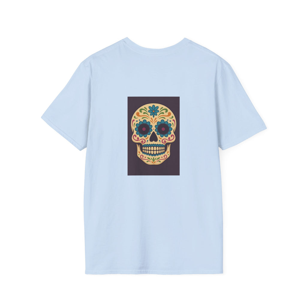 MOSAiC | Day of the Dead T-Shirt, Unisex Graphic Tee, Halloween Shirt, Sugar Skull Top, Boho Festival Wear, Vintage Style Apparel