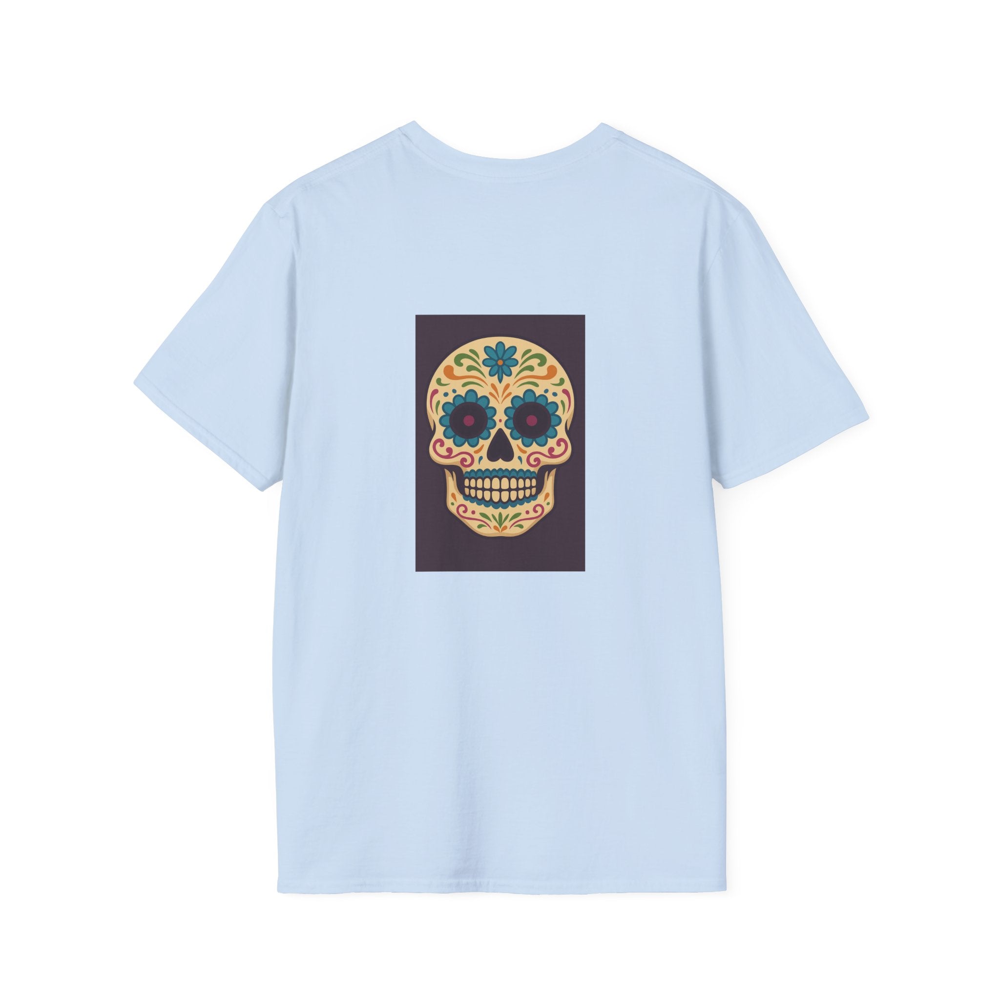 MOSAiC | Day of the Dead T-Shirt, Unisex Graphic Tee, Halloween Shirt, Sugar Skull Top, Boho Festival Wear, Vintage Style Apparel