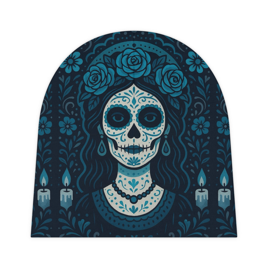 MOSiQ | Day of the Dead Havanal Baby Beanie, Cute Infant Hat, Celebration Gift, Festive Baby Apparel, Halloween, Day of the Dead