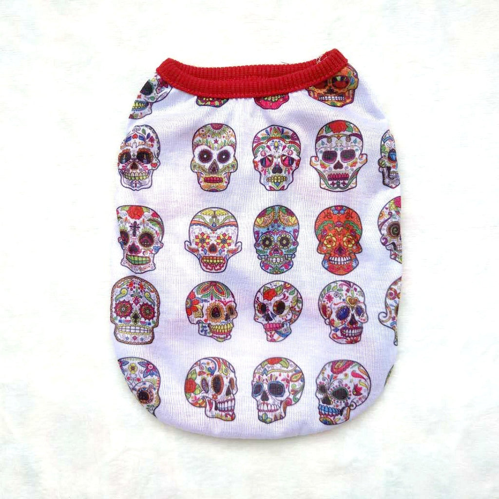 MOSiQ | Day of the Dead  Pet Clothes Skull Halloween Supplies