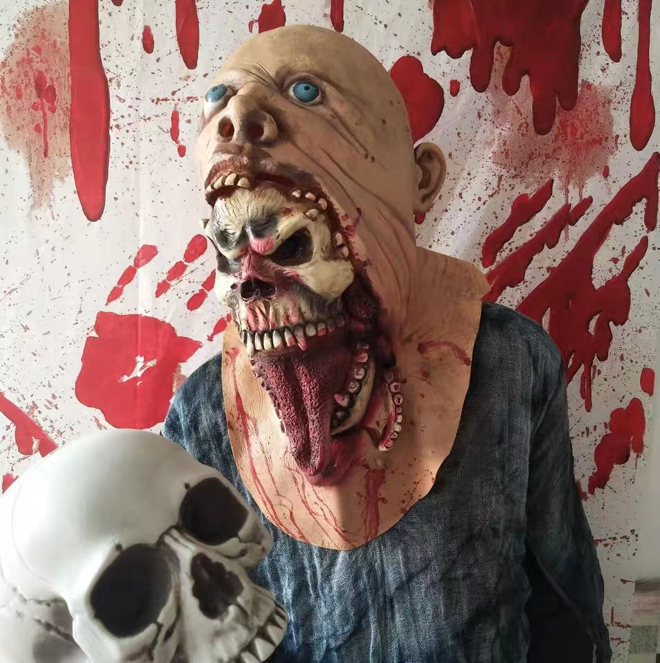 MOSiQ | Day of the Dead Halloween adult ghost mask