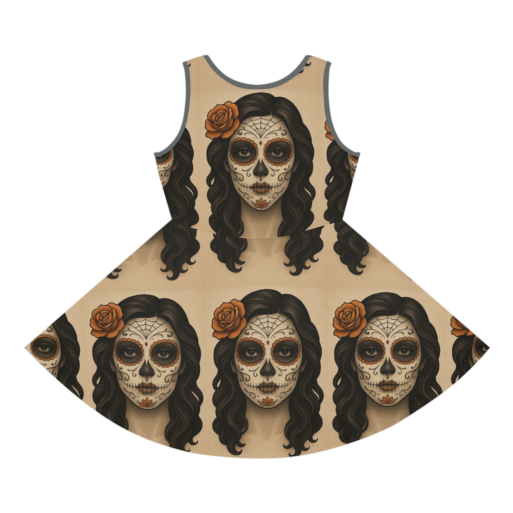 MOSiQ | Day of the Dead Girls' Havana, Halloween Dress, Party Dress