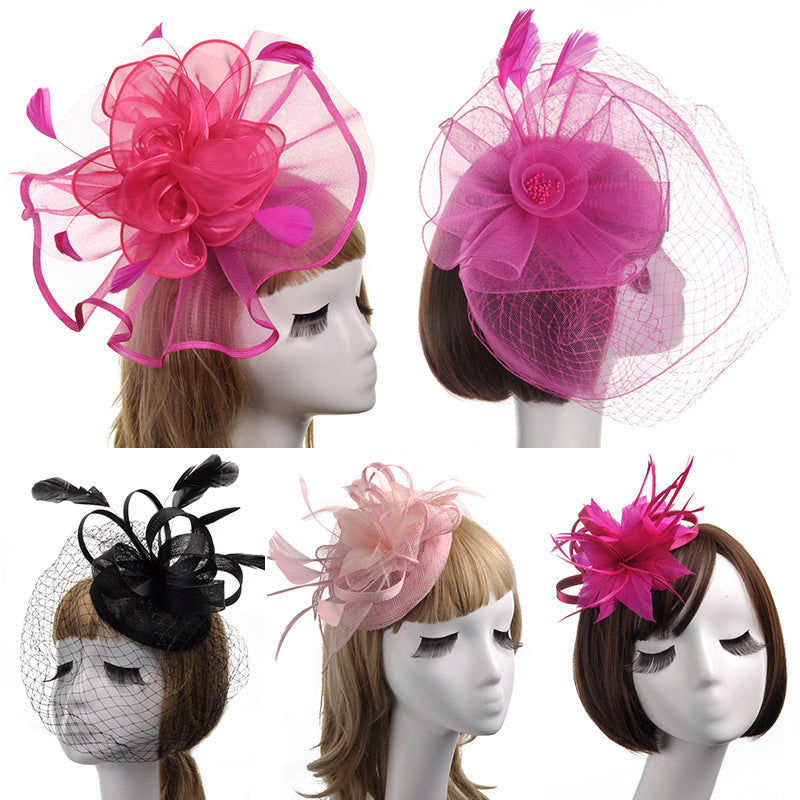MOSiQ | Day of the Dead Lady In Top Hat Vintage Gauze Tiara Banquet