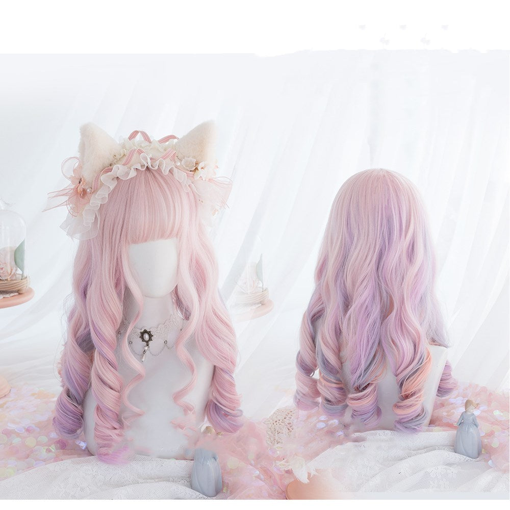 MOSiQ | Day of the Dead Cute Girl Cute Wig Female Long Curly Hair