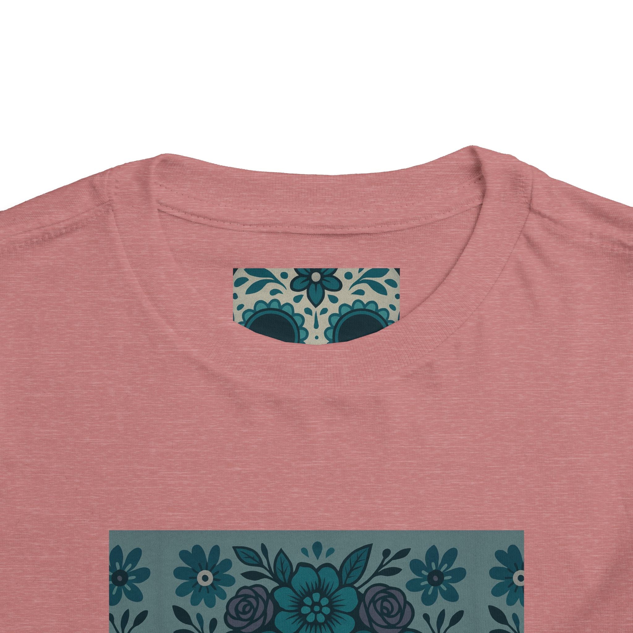 MOSiQ | Day of the Dead  Sugar Skull Toddler Tee, Kids' Halloween Shirt, Día de los Muertos Gift, Cute Toddler Outfit, Toddler Graphic T-Shirt