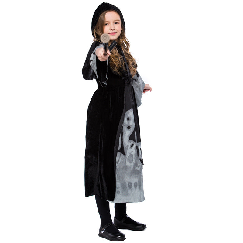 MOSIQ | Day of the Dead Halloween Children Skeleton Ghost Costume