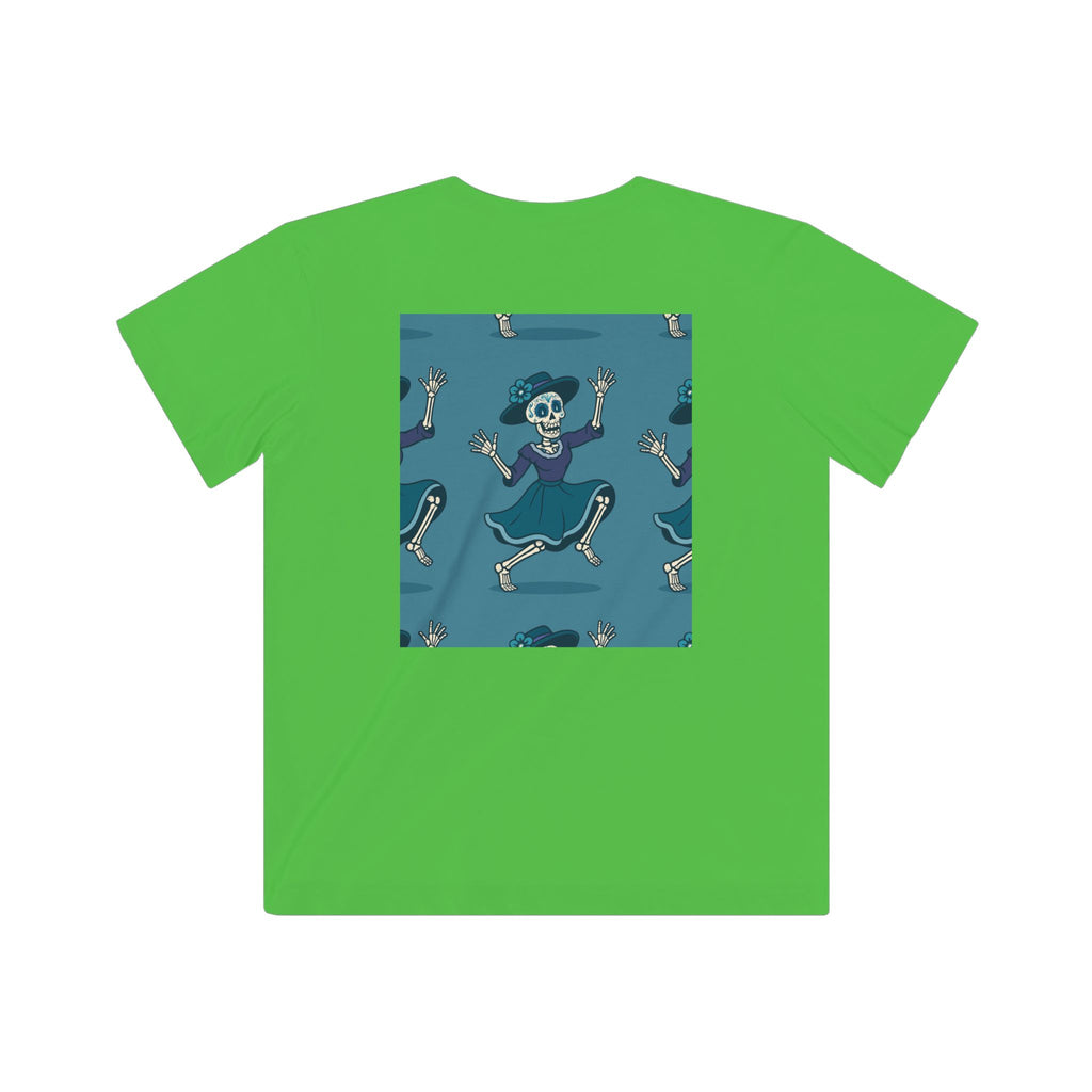 MOSiQ | Day of the Dead  Kids Halloween Skeleton Tee, Fun Kids Shirt, Spooky Costume Tee, Trick or Treat Shirt, Gift for Kids, Halloween Party Outfit