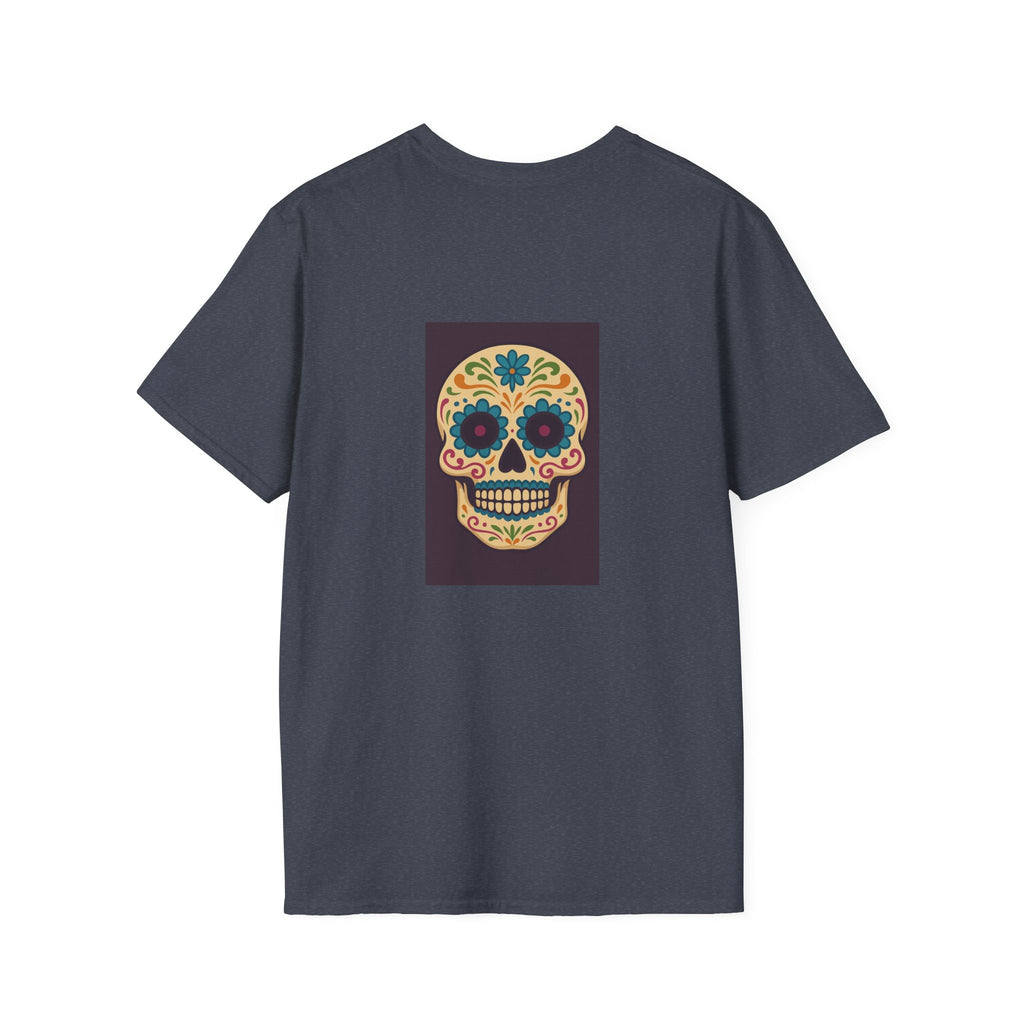MOSAiC | Day of the Dead T-Shirt, Unisex Graphic Tee, Halloween Shirt, Sugar Skull Top, Boho Festival Wear, Vintage Style Apparel