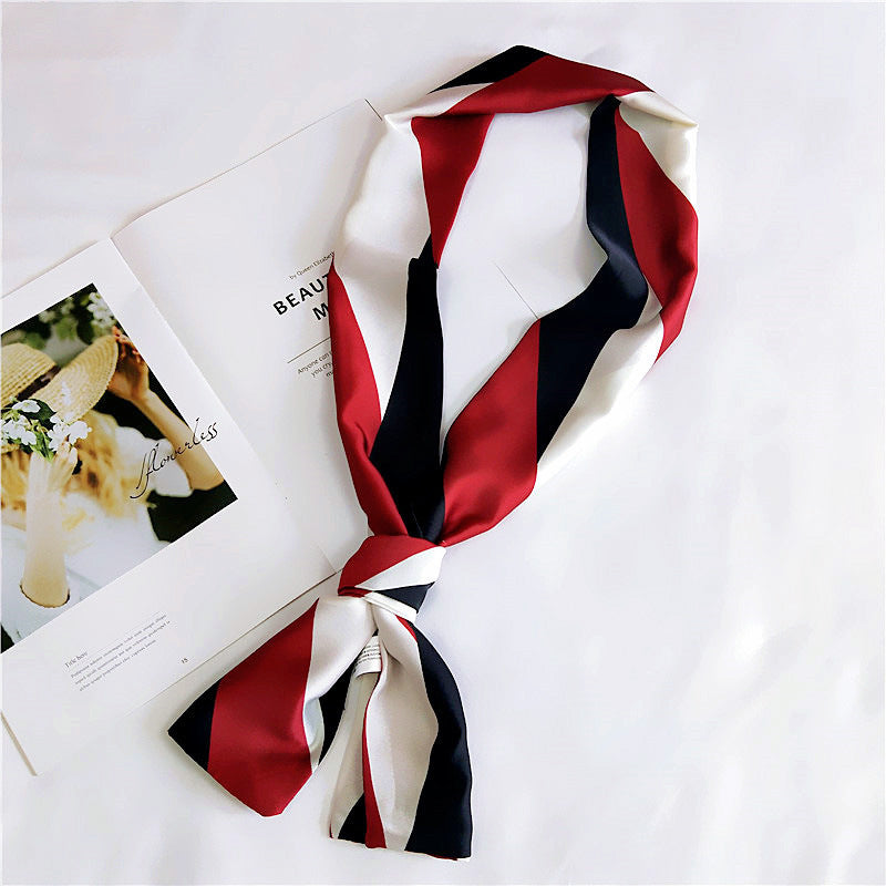 MOSiQ | Day of the Dead Women's Silk Scarf Long Spring And Autumn Double-sided Dual-use