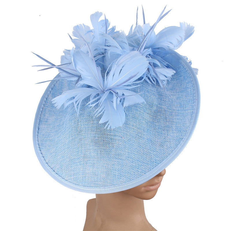 MOSiC | Day of the Dead High-End Top Hat Hair Accessories Aristocratic Ladies Feather Hat Hair Accessories Hairpin