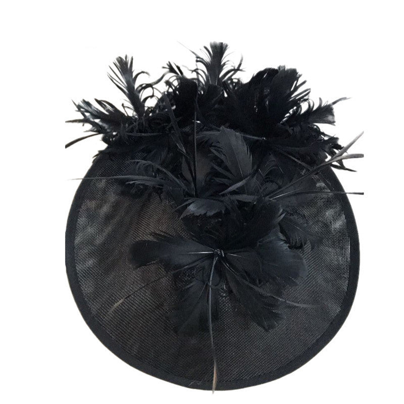 MOSiC | Day of the Dead High-End Top Hat Hair Accessories Aristocratic Ladies Feather Hat Hair Accessories Hairpin