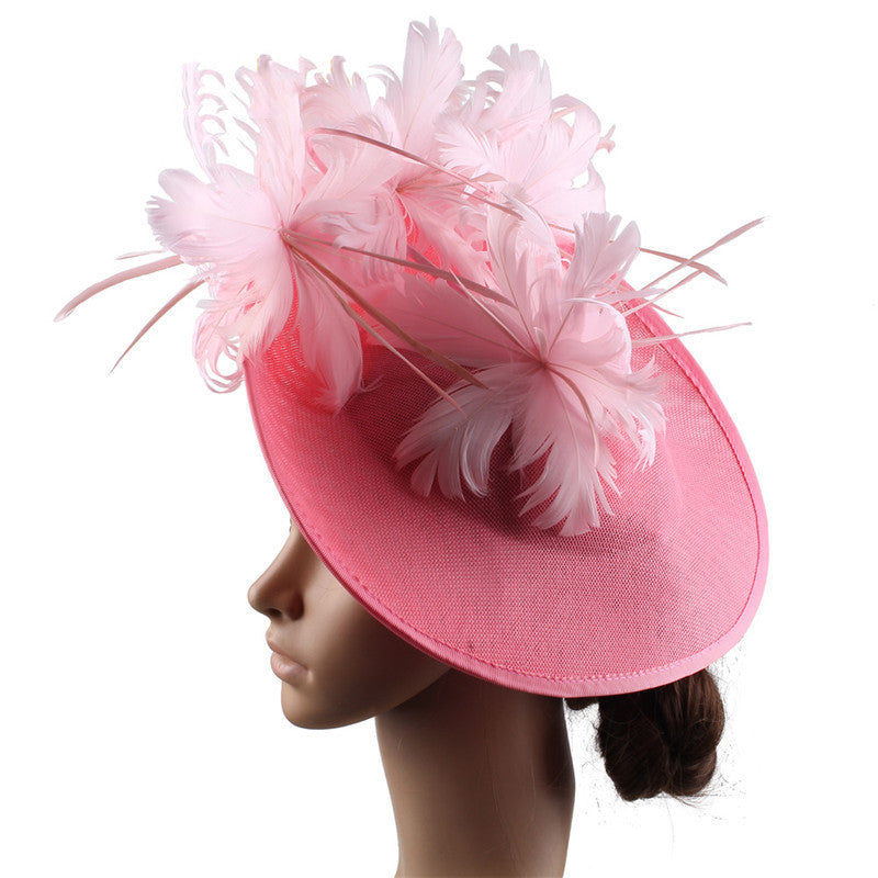 MOSiC | Day of the Dead High-End Top Hat Hair Accessories Aristocratic Ladies Feather Hat Hair Accessories Hairpin