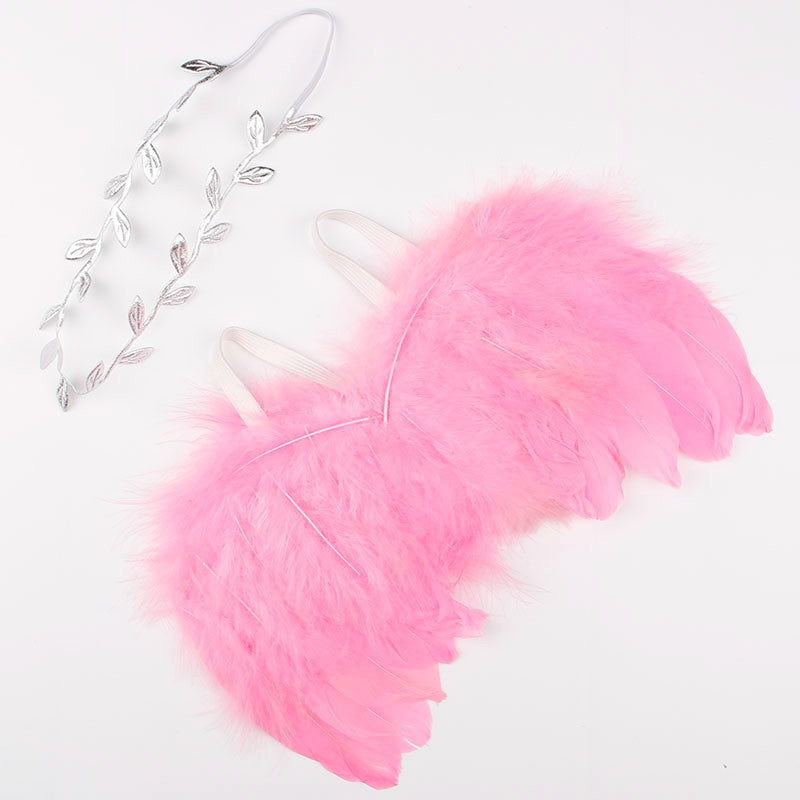 MOSiQ | Day of the Dead Newbornx Photography Props White Angel Wing Baby
