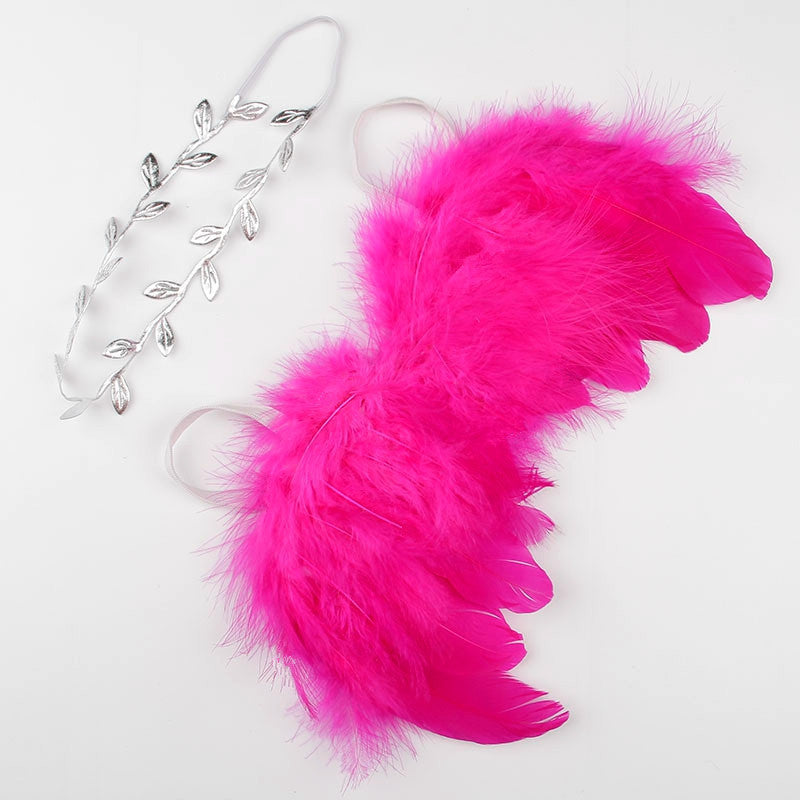MOSiQ | Day of the Dead Newbornx Photography Props White Angel Wing Baby
