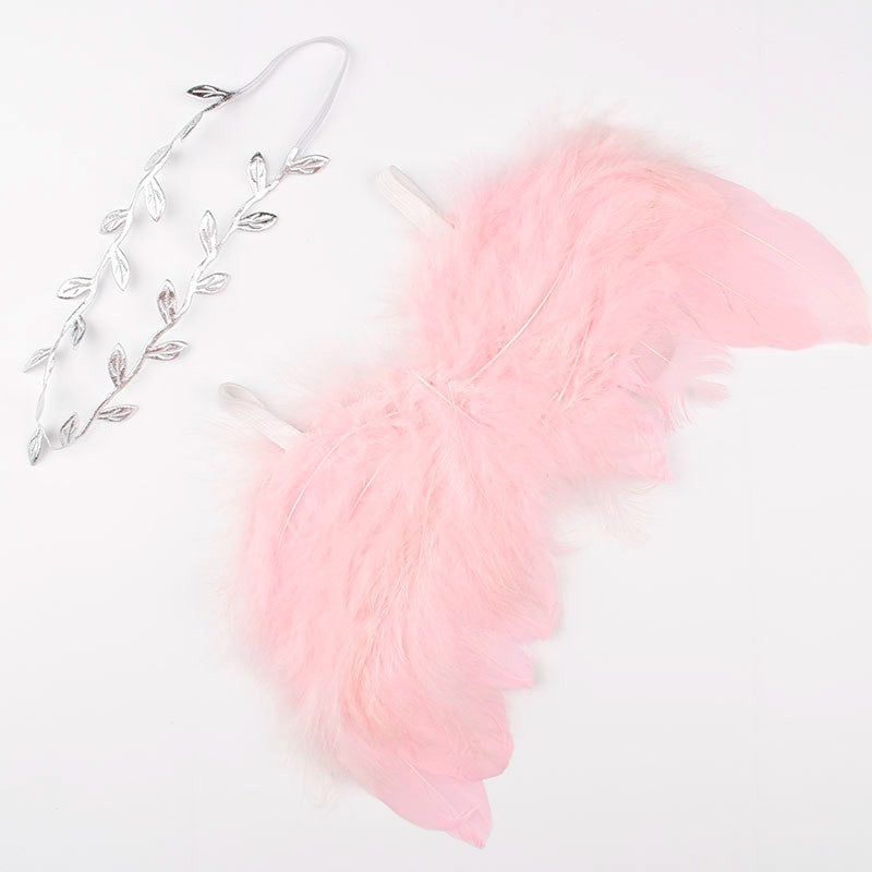 MOSiQ | Day of the Dead Newbornx Photography Props White Angel Wing Baby