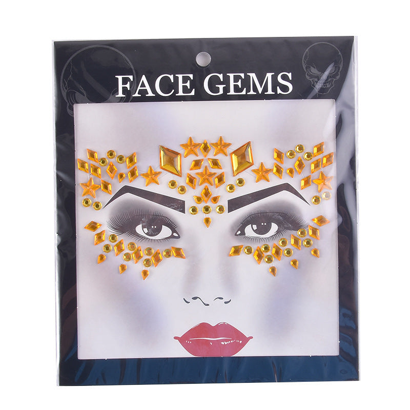 MOSiC | Day of the Dead  Tattoo Stickers Dead Ghost Festival Face